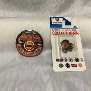 Houston Rockets 1994 NBA World Champions  Button And One Collector Pin - Picture 1 of 2