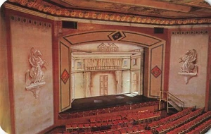 Vintage Colorado Central City CO Opera House Interior Photo Postcard c1950 - Picture 1 of 2