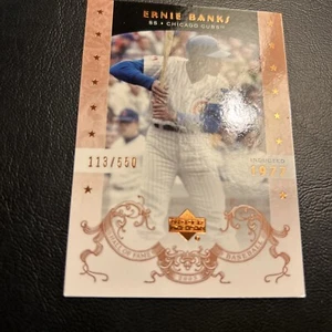 B99a #25 Ernie Banks, Chicago Cubs 2005 Upper Deck Hall Of Fame/550 - Picture 1 of 3