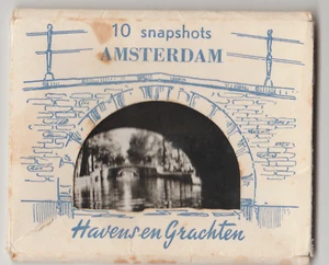 MINI INSTANTÁNEAS DE FOTOS REALES DE RECUERDO ANTIGUO ÁMSTERDAM 10 X BLANCO, 8,50X7 CM - Imagen 1 de 7