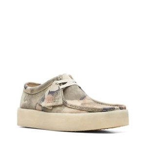Copa Wallabee Clarks Originals para hombre blanco roto camuflaje 26166081 - Imagen 1 de 7