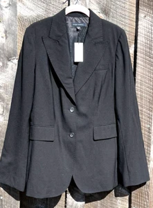 Banana Republic women's Wool Black Blazer - Size 12 - Stretch - Business/Formal - Photo 1 sur 6