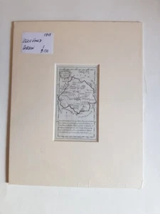 Original United Kingdom Map Date 1758 HEREFORDSHIRE COUNTY GIBSON HEREFORD - Picture 1 of 2