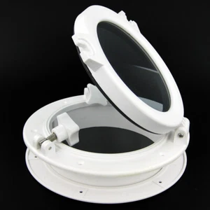 SEAFLO Boot Rundfenster Marine Yacht Bullauge Universal SFPP1-01 21,5cm Weiß - Bild 1 von 6