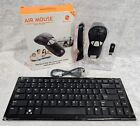 Gyration Air Mouse Go Plus Wireless Mouse + Keyboard Bundle w/ Charging Cradle