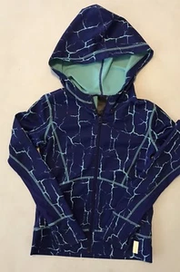 Chaqueta de pista con capucha Zella para niñas talla 8/10 azul mediano - Imagen 1 de 4