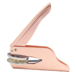 Stainless Steel Hand Pliers Embossing Stamp Pliers for Letter Paper (Rose Gold) - Picture 1 of 12