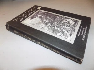 Cave-Related Book / ON THE ORIGIN OF SPRINGS by Pierre Perrault / E100 - Picture 1 of 4