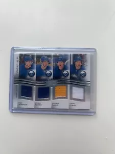 2023-24 UD Premier Buffalo Sabres Quad Thompson Cozens Dahlin Power Jersey /25 - Picture 1 of 2