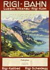 Rigi Bahn Suisse Rdnn - Poster Hq 70X90cm D'une Affiche Vintage