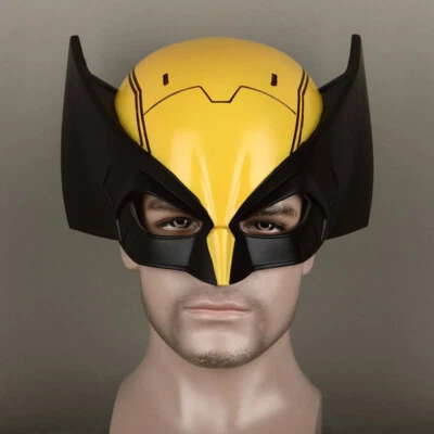 2024 Deadpool 3 Wolverine Logan Cosplay Helmet Mask PVC Adult Wearable Props Cap - Image 1 of 4
