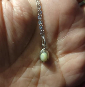 Ethiopian Opal Pendent on .925 SS with SS Chain Included. EOPL563G - Picture 1 of 4
