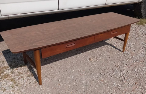 Mid Century Lane Formica Top Coffee Table with Drawer  (CT56) Cover