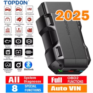 2025 TOPDON TOPSCAN OBD2 Bluetooth Car All System Code Reader Scanner Tool SAS - Picture 1 of 24