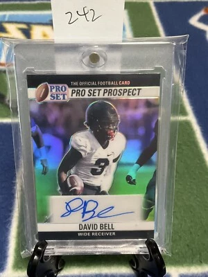 David Bell 2022 Leaf Pro Set Metal Prismatic Black  w/case #12/20 - Image 1 of 2