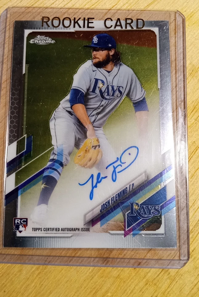 2021 Josh Flemming Topps Chrome Rookie Auto - Image 1 of 1