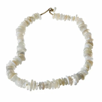 Collana con elementi in Pietra di Luna da 0.9 cm - Immagine 1 di 3