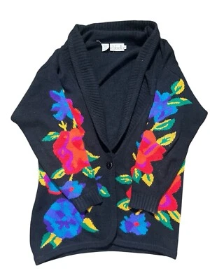 De Colección RAFAELLA ANGORA Suéter Cárdigan Granny Core Colores BRILLANTES SUAVE Talla M Foto 1 de 4