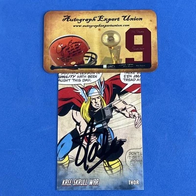 Stan Lee Autographed Marvel’s THOR Upper Deck Trading Card COA Hologram - Image 1 of 4