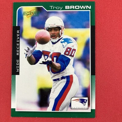 Troy Brown 2000 Score Card #122 NFL New England Patriots - Image 1 of 2