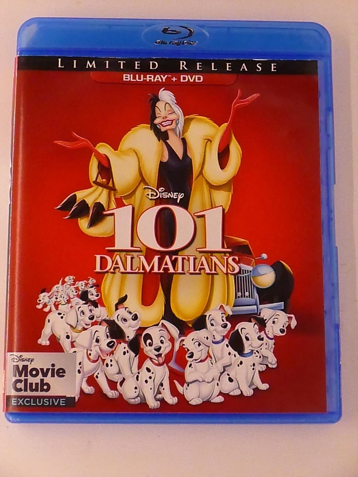 101 Dalmatians (Blu-ray, DVD, Disney, Limited Release, 1961) - L01 - Image 1 of 1
