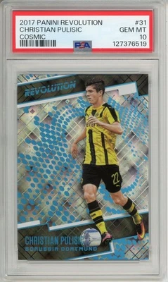 2017 Panini Revolution Fútbol Base Cosmic Christian Pulisic/100 PSA 10 Foto 1 de 2