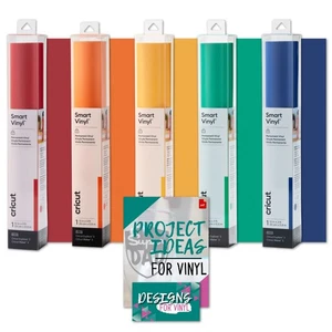 Cricut Smart Vinyl Rainbow Bundle - 3ft Adhesive Vinyl Rolls - Picture 1 of 7