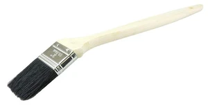 95502 2" gebogene Heizkörperbürste, schwarze Borsten, 2-1/4" Borstenlänge, Holzhand... - Bild 1 von 2