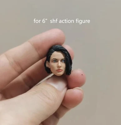 Раскрашенная 1/12 скульптурная модель головы солдата женской головы Джилл для экшн-фигурки 6 дюймов - Изображение 1 из 3
