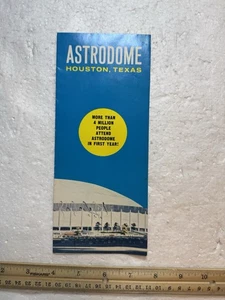 1996 Houston Astrodome Pamphlet - Bild 1 von 8