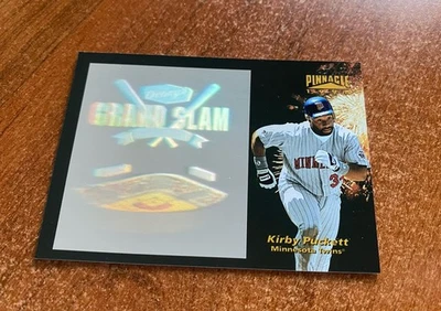 Kirby Puckett Twins 1996 Pinnacle Denny's Grand SLAM 全息图 #11 平行 — 第 1/2 张图片