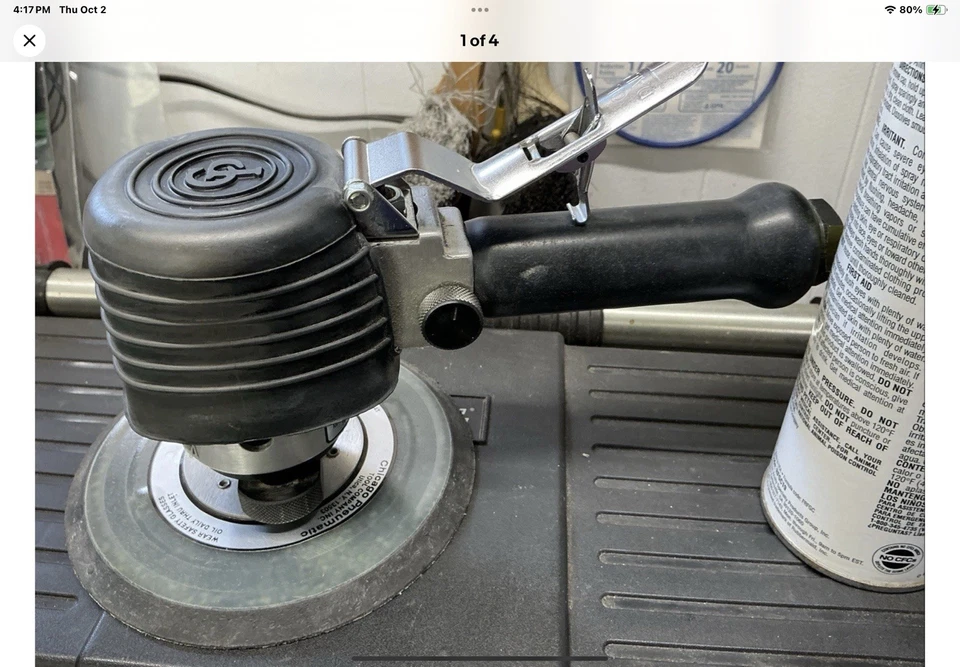 Chicago Pneumatic 864 Air Sander 10,000 RPM Pneumatic Tool Tested & Working - Image 1 of 4