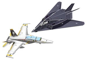 CubicFun P629H F-117 Nighthawk & F/A-18 Hornet 3D Puzzle - Picture 1 of 1