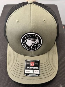 AGUILA MUNITION Patch Richardson 112 Truckermütze OLIVGRÜN/Weiß/SCHWARZ - Bild 1 von 4