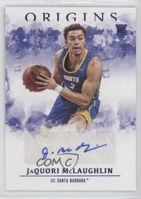 2021-22 Chronicles Draft Picks Origins Rookie Blue /75 JaQuori McLaughlin Auto - Image 1 of 2