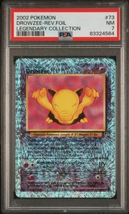 Drowzee Reverse Holo #73 2002 Pokemon Legendary Collection PSA 7 250001 - Imagen 1 de 2