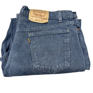 Levi's 555 Jeans Mens 38x30 (38x29 Actual) USA Orange Tab Indigo Blue VINTAGE - Picture 1 of 10