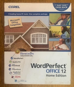 COREL WORDPERFECT OFFICE 12 Home Edition In Original Big Box - Picture 1 of 4