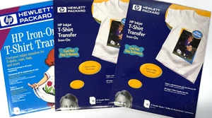 T-shirt Iron-On Cool Peel Transfer 22 Sheets 8.5" x 11" Ink Jet Printer HP Easy - Picture 1 of 2