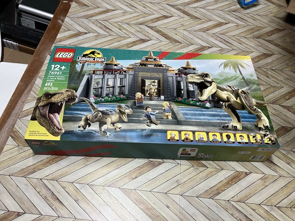 LEGO 76961 Jurassic Park Centro de Visitantes T-Rex y Raptor Attack - Nuevo y Sellado Foto 1 de 1