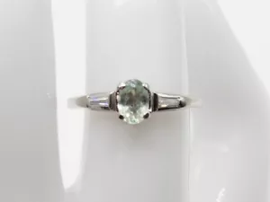 Vintage $5000 .82ct CERTIFIED PURPLE RED Alexandrite Diamond 14k White Gold Ring - Picture 1 of 8