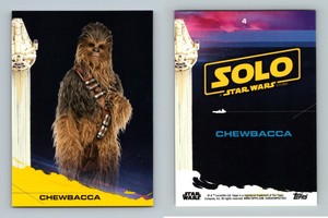 Chewbacca #4 Solo : A Star Wars Story 2018 Topps Yellow Parallel Card