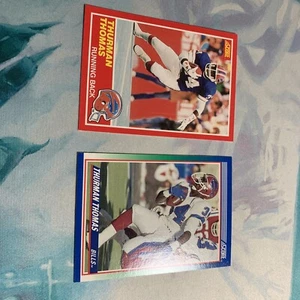 Thurman Thomas 1989 Partitur # 211 Rookie RC Buffalo Bills Lot - Bild 1 von 10