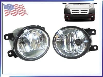 Par de faros antiniebla para parachoques delantero Ram Promaster 1500 2500 3500 2014-2022 L-R Foto 1 de 4