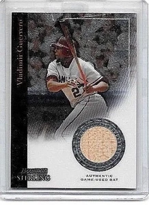 VLADIMIR GUERRERO 2004 BOWMAN STERLING JUEGO USADO BATE - Imagen 1 de 1