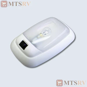 PD 12V SINGLE Dome Ceiling Light - BLACK SWITCH - 1-PACK - Interior Euro-Style - Bild 1 von 1