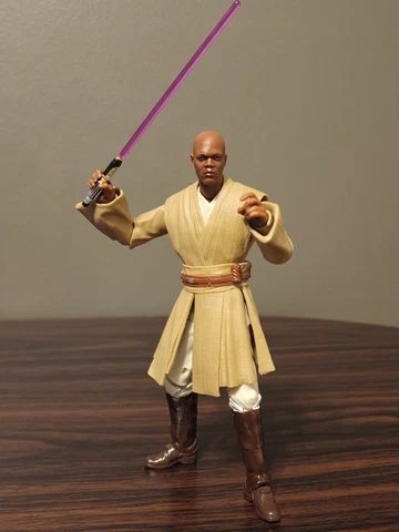 Star Wars The Black Series #82 MACE WINDU 6" Hasbro Action Figure READ Cover