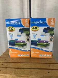 MagicBag Original Instant Space 4 XL CUBES VACUUM COMPRESSION SEAL STORAGE BAG - Picture 1 of 3
