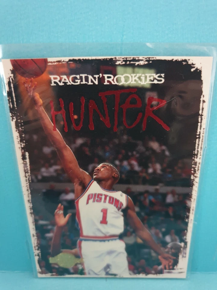 Tarjeta de baloncesto Lindsey Hunter🏆1995 Skybox #RR8 RAGIN' ROOKIES NBA 🏆PUBLICACIÓN GRATUITA Foto 1 de 2
