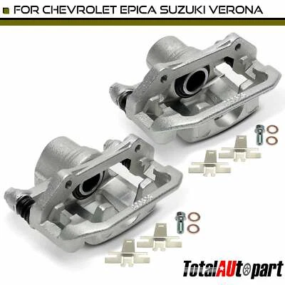 2x Brake Caliper w/ Bracket for Chevrolet Epica Suzuki Verona Rear Left & Right - Image 1 of 4
